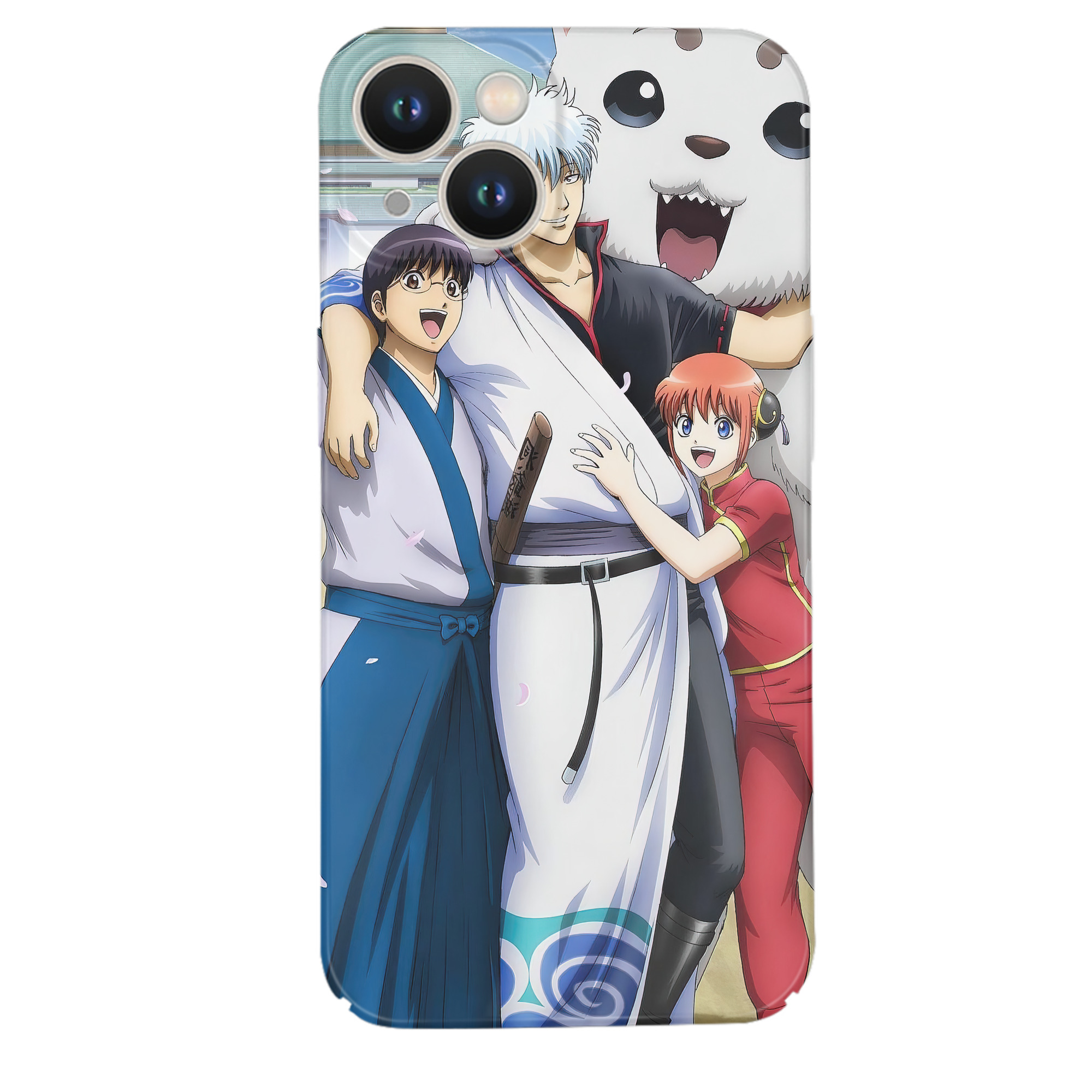 （画像用） ぎんたま 坂田銀時（さかたぎんとき） 神楽 志村新八（しむら しんぱち） GINTAMA Sakata Gintoki Kagura Shimura Shinpachi 【iPhone 14シリーズ対応】ハードケース